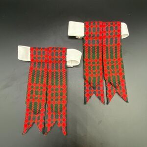 Scottish Highland Kilt Hose Sock Flashes Clan Macdonald Tartan